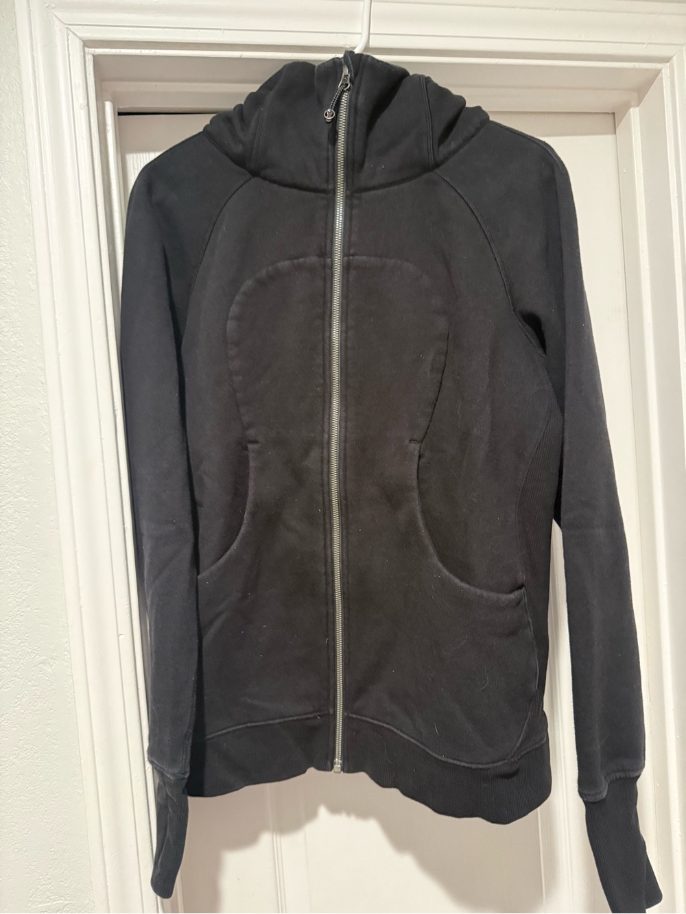 Lululemon scuba Black Zip-Up Hoodie Jacket